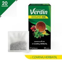 VERDIN FIX z czarną herbatą 20 saszetek