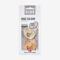 BIBS smoczek z naturalnego kauczuku Hevea rozmiar 2 VANILLA & BLUSH 6-18 miesiąca 2 sztuki