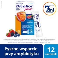 DICOFLOR JUNIOR proszek 12 saszetek, odbudowa flory