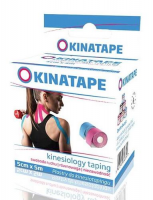 KINATAPE KINESIO TAPING Taśma terapeutyczna 5m x 5cm czarna