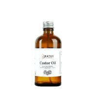NaturPlanet Castor Oil - Olej Rycynowy nierafinowany, 100ml