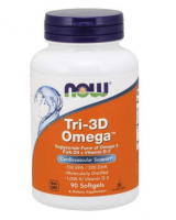 NOW FOODS OMEGA Tri-3 D (Witamina D3 220mg DHA i 330mg EPA) 90 kapsułki żelowe