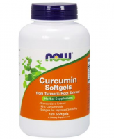 NOW FOODS Curcumin 450mg (Kurkumina ekstrakt) 120 kapsułek żelowych