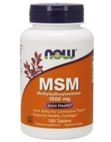NOW FOODS MSM 1500mg 100 tabletek