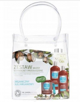GLYSKINCARE ARGAN OIL ZESTAW DO WŁOSÓW szampon arganowy 250 ml + odżywka 250 ml + maska 300 ml