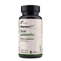 PHARMOVIT SAW PALMETTO 4:1 Palma sabałowa 90 kapsułek