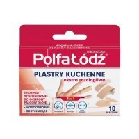 PLASTRY KUCHENNE rozciągliwe 10 sztuk POLFA ŁÓDŹ