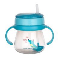 CANPOL BABIES Kubek ze składaną rurką silikonową z odważnikiem 250 ml 56/517