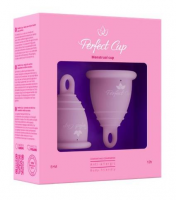 PERFECT CUP kubeczki menstruacyjne S+M PUDROWY RÓŻ (131)