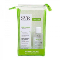 SVR SEBIACLEAR ACTIVE TEINTE Krem koloryzujący 40 ml + Woda micelarna 75 ml