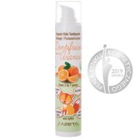 AZETA BIO PASTA do zębów bez fluoru z ksylitolem i aloesem dla dzeci 3-7 lat pomarańcza