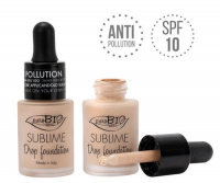 PUROBIO COSMETICS SUBLIME Podkład pielęgnacyjny DROP 01Y 15ml