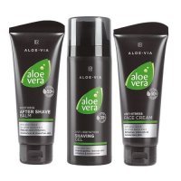 LR Zestaw Dla Mężczyzn Żel do golenia 150 ml+baslam po goleaniu 100 ml +krem antystresowy 100 ml