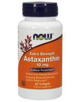 NOW FOODS ASTAXANTHIN EXTRA 10mg 60 kapsułek SOFTGEL