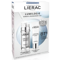 LIERAC LUMILOGIE dwuetapowy koncentrat 30 ml + Maska 50 ml