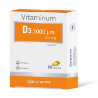 VITAMINUM D3 2000 j.m. Strong 60 kapsułek Starpharma