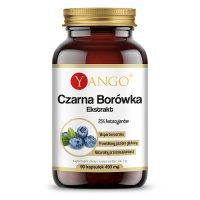 YANGO Czarna Borówka Ekstrakt 90 kapsułek