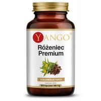 YANGO Różeniec Premium z adaptogenami i witaminami z grupy B - 100 kapsułek