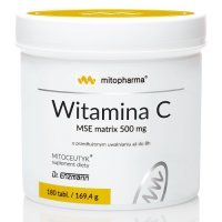 MITOPHARMA Witamina C MSE matrix 500 mg 180 tabletek  Dr. Enzmann