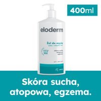 ELODERM Żel do mycia ciała i włosów 2w1 400 ml