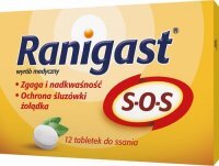 RANIGAST SOS 12 tabletek do ssania
