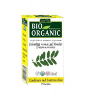 INDUS VALLEY Bezbarwna Henna w Proszku w 100% naturalna odżywia włosy i nadaje połysk 100g