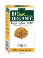 INDUS VALLEY BIO ORGANIC Proszek z nasion kozieradki ogranicza wypadanie włosów 100g