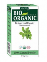 INDUS VALLEY BIO ORGANIC Proszek z Brahmi wzmacniający do włosów osłabionych i łamliwych 100g