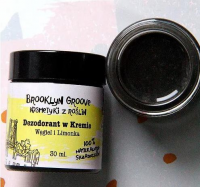 BROOKLYN GROOVE Naturalny dezodorant w kremie LIMONKA WĘGIEL Z POMARAŃCZĄ 30 ml