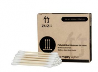 ZUZII Patyczki kosmetyczne bambusowe z bawełną 100 sztuk