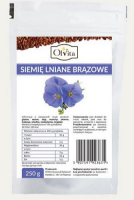 SIEMIĘ LNIANE BRĄZOWE 250 g OLVITA