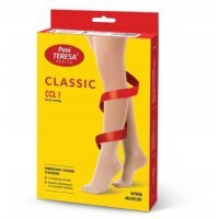 Pani Teresa Classic Pończochy medyczne uciskowe CCL 1 rozmiar L czarny