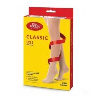 Pani Teresa Rajstopy medyczne uciskowe 1 klasa kompresji rozmiar S beżowe