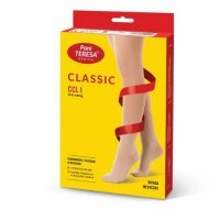 Pani Teresa Classic Pończochy medyczne uciskowe CCL 1 rozmiar S czarny