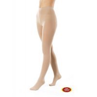PANI TERESA Rajstopy medyczne uciskowe 1 klasa kompresji, rozmiar S, beż