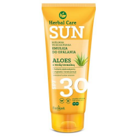 HERBAL SUN SPF 30 roślinna wodoodporna emulsja do opalania 150 ml FARMONA