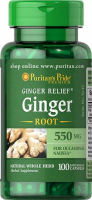 PURITAN'S PRIDE GINGER ROOT Imbir 550 mg 100 kapsułek