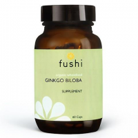 FUSHI GINKGO BILOBA BIO Miłorząb Japoński 340mg  60 kapsułek