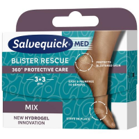 SALVEQUICK BLISTER RESCUE Plastry na pęcherze MIX 6 sztuk