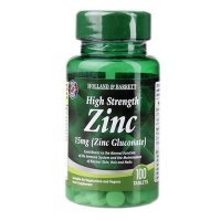 HOLLAND & BARRETT Silnie Działający Cynk 15 mg 100 Tabletek