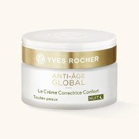 YVES ROCHER Przeciwzmarszczkowy krem do twarzy na noc ANTI-ÂGE GLOBAL 50 ml