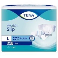 TENA SLIP PROSKIN PLUS pieluchomajtki rozmiar L 30 sztuk