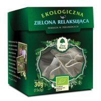 Dary Natury Herbata zielona relaksująca EKO w piramidkach, 15x2g