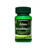 HOLLAND & BARRETT Żelazo i Witamina C 100 tabletek