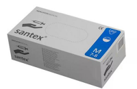 Rękawice SANTEX lateksowe rozmiar M 100 sztuk