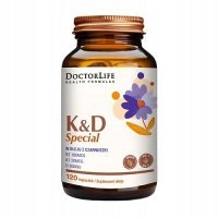 DOCTOR LIFE K2 & D3 2000 IU w organicznym oleju z czarnuszki 120 kapsułek