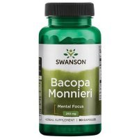 SWANSON Bacopa Monniera BaCognize extract 250 mg 90 kapsułek