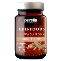 PURELLA SUPER SUPLEMENTS Ashwagandha Redukcja stresu 60 kapsułek