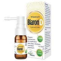 BIARON D Witamina D spray 1000 j.m. płyn 10 ml