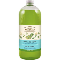 GREEN PHARMACY Pianka do kąpieli oliwki mleko ryżowe 1000ml